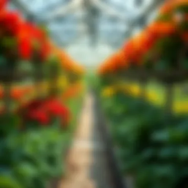 Demonstration of the system in action within a greenhouse