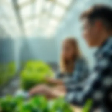 Engaging online learning environment for agriculture