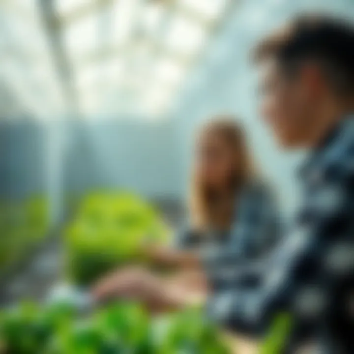 Engaging online learning environment for agriculture