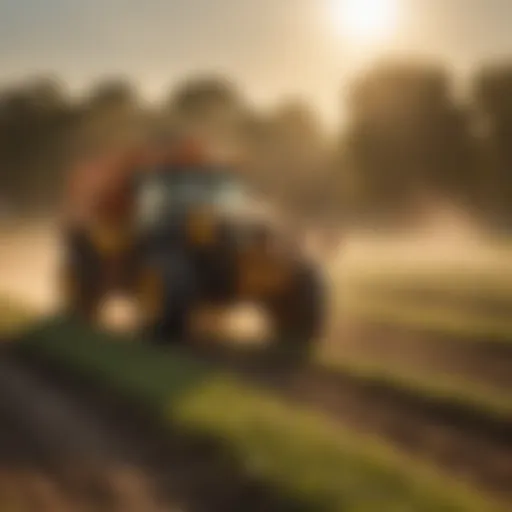 High Flo Gold Series Sprayer in action in a field