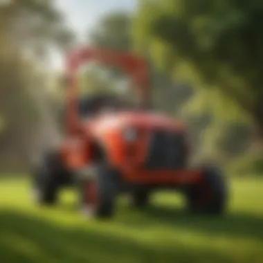 Design and Features of the Huskee Lawn Sprayer Detailed view of the Huskee lawn sprayer showcasing design and features