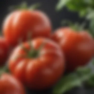 Essential Nutrient Solutions for Tomatoes A close-up of nutrient solutions essential for tomato growth