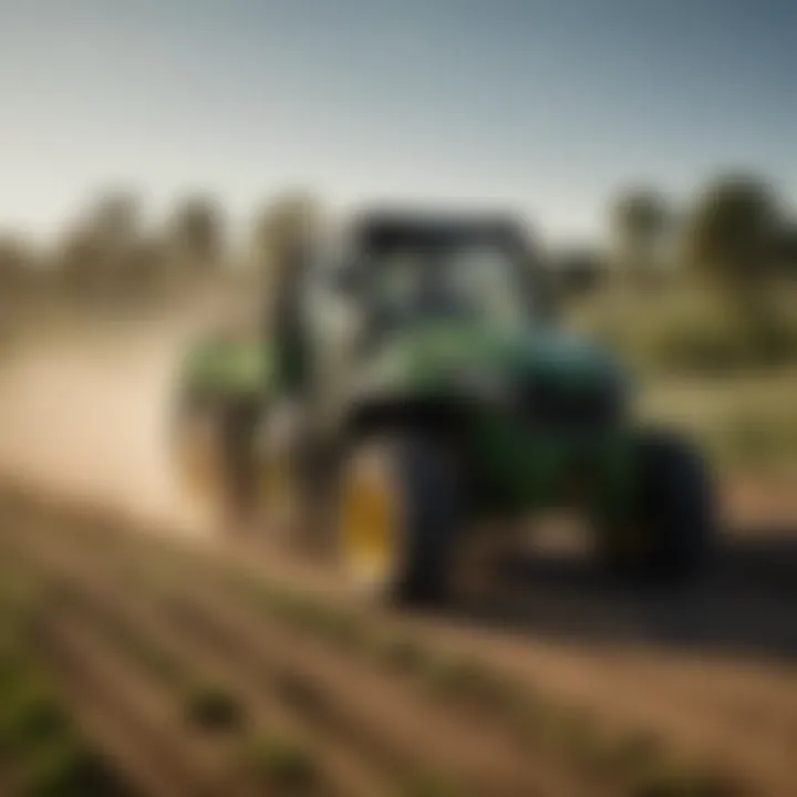 John Deere Gator CX in a farming environment demonstrating its versatility