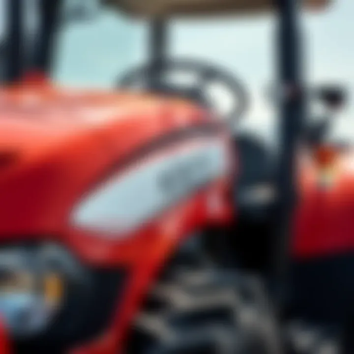 Innovative Features of Kioti Tractors Close-up of Kioti sub compact tractor features