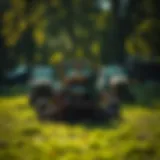 Historical evolution of mowing equipment