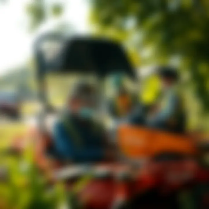 Diverse Types of Mowers for Landscaping Projects Diverse types of mowers for landscaping projects