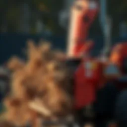 A modern wood chipper in action, demonstrating efficiency