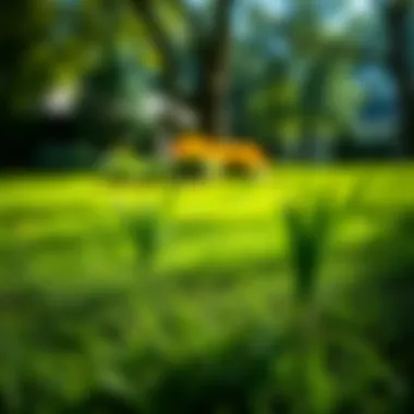 Effective Lawn Maintenance for Shaded Areas Healthy lawn showcasing maintenance practices for shaded areas