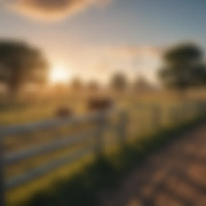 Livestock protected by solar fence