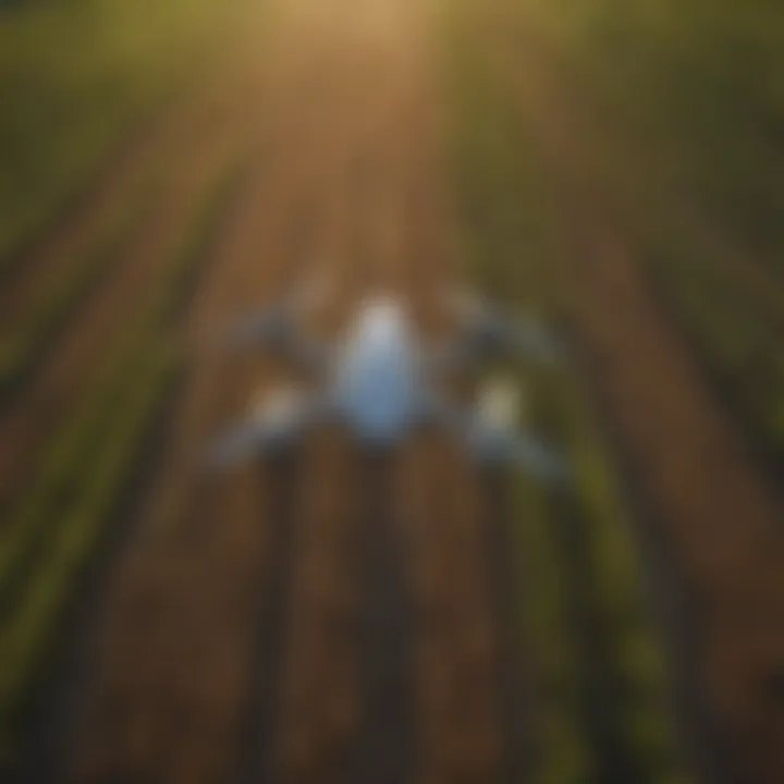 Drone technology for crop monitoring