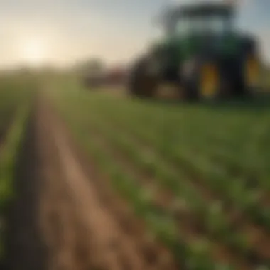 Field Application of Quinclorac in Agriculture Field application of quinclorac herbicide on crops