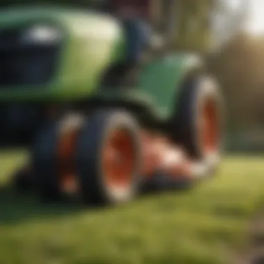 Choosing Blades Based on Mowing Conditions Image showcasing mowing conditions and appropriate blade choices