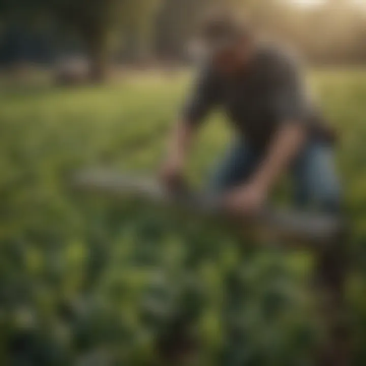 A lush crop demonstrating the benefits of using solo comb blades in sustainable farming.