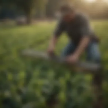 Sustainable Farming Enhanced by Solo Comb Blades A lush crop demonstrating the benefits of using solo comb blades in sustainable farming.