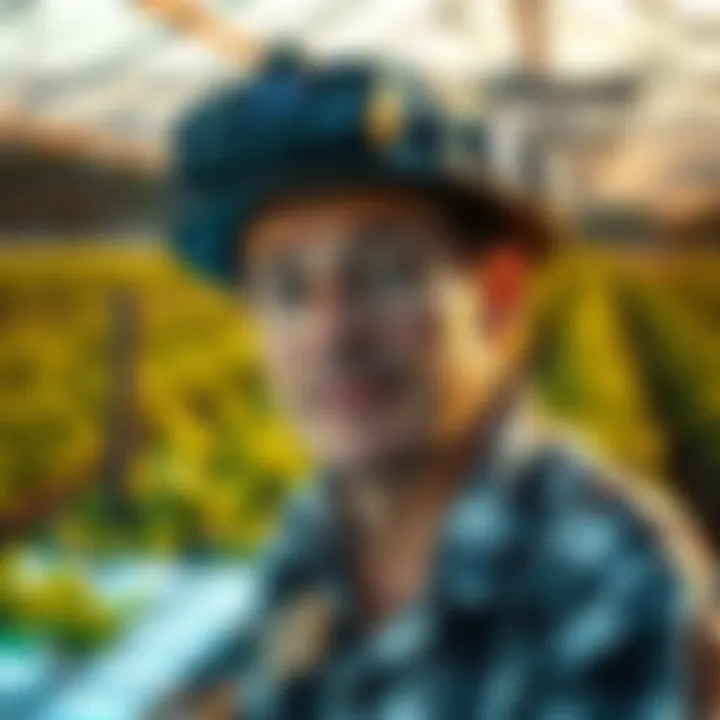 Sustainable Agriculture Technology Modern technology in agriculture highlighting sustainable practices