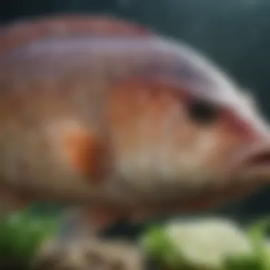 A close-up of tilapia demonstrating quality and health.