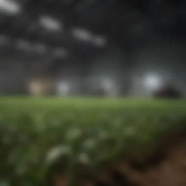 LED Installation in Agriculture Visual of an installation scene for LED fixtures in an agricultural setting