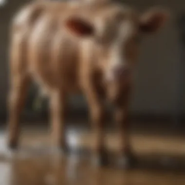 Hygiene Practices: Key to Preventing Calf Diarrhea Agricultural environment highlighting hygiene practices