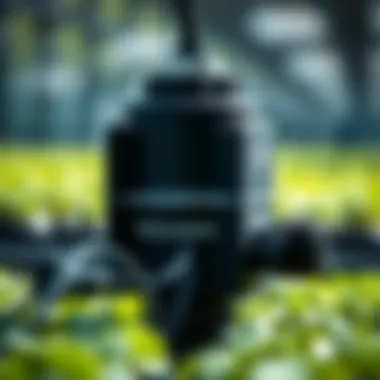 Close-up of the EZ Cloner pump showcasing its components and structure