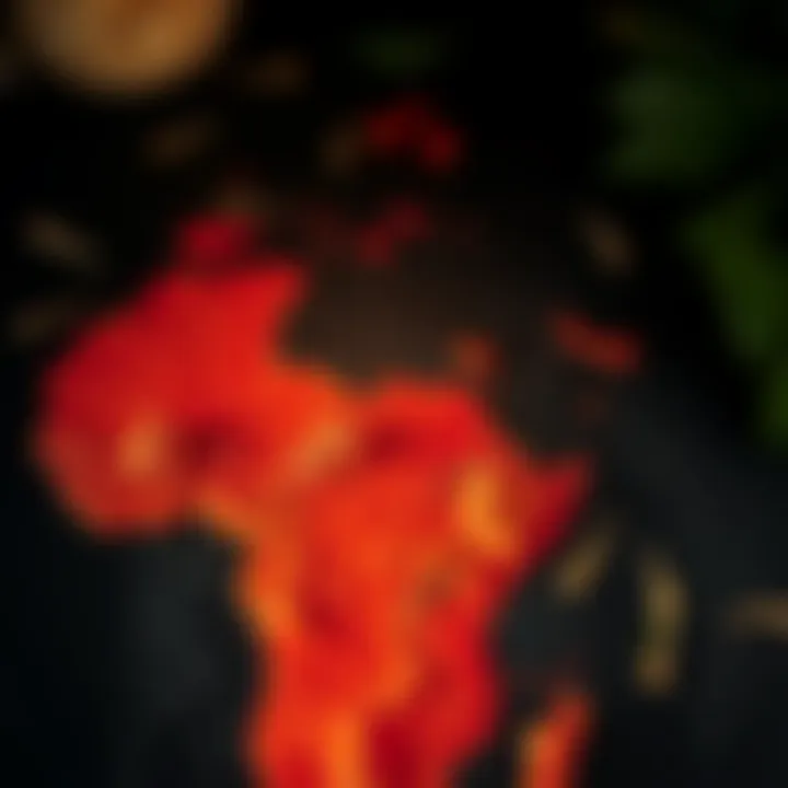 Disparities in food access illustrated through a map