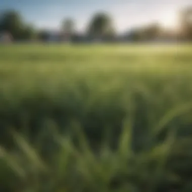 Healthy sports field featuring Bermuda grass.