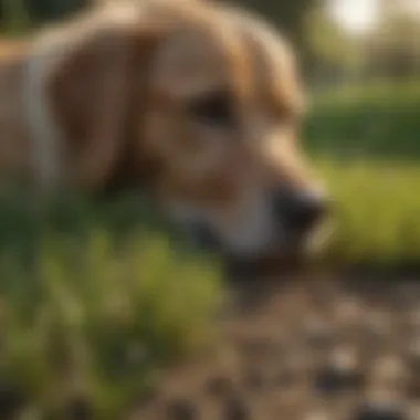 Comparison chart of different grass species' resilience to dog urine