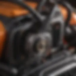 Close-up of a Lowes lawn mower ignition coil
