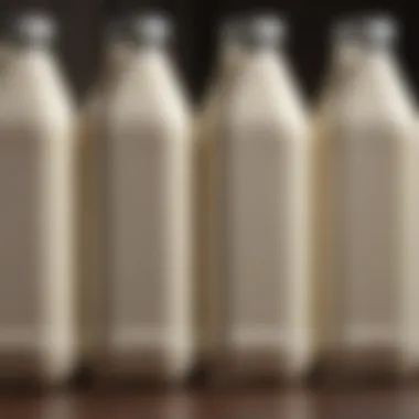 Comparison of whole milk with other milk varieties