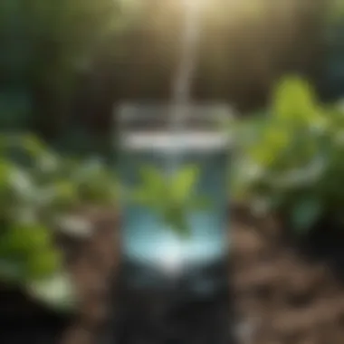 Optimal Water Quality for Plant Growth Illustration of optimal water quality for plant growth