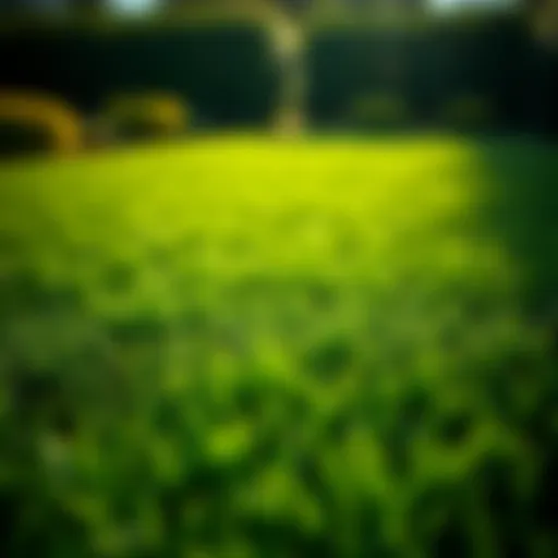 Lush Bermuda sod installation showcasing vibrant green grass