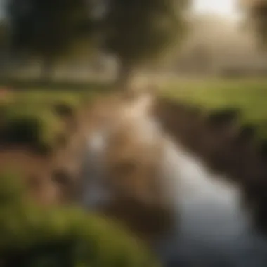 Ebb & Flow System Enhancing Water Efficiency Ebb & Flow system in an agricultural setting highlighting water efficiency