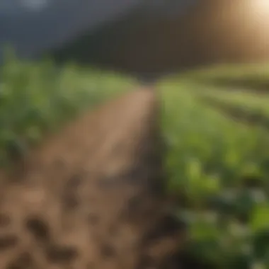 Crop Yield Comparison Comparison chart of crop yield using different irrigation methods