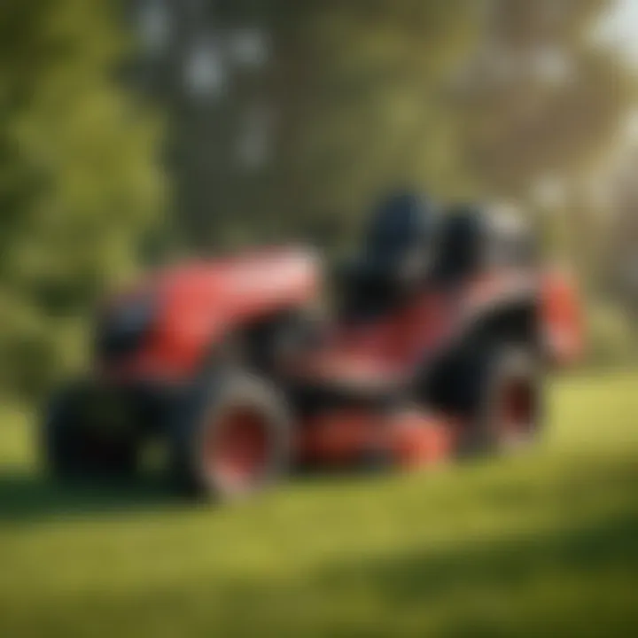 Different types of baggers for riding lawnmowers showcasing their unique features and designs.