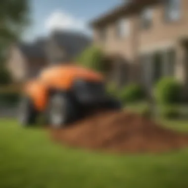 Eco-Friendly Lawn Waste Disposal Eco-friendly lawn waste disposal methods, highlighting alternatives to traditional bagging.